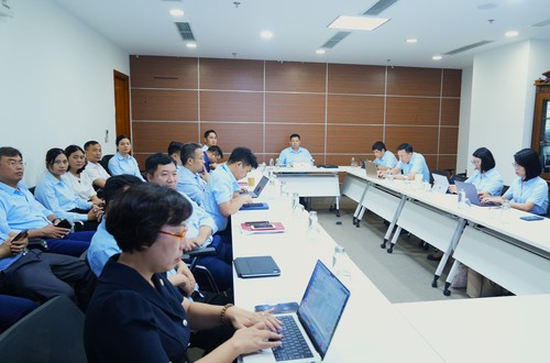 Trung tâm Phục vụ hành chính công TP Hà Nội học tập Nghị quyết Hội nghị lần thứ hai, Ban Chấp hành Trung ương Đảng khóa XIV