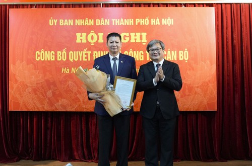 Công bố Quyết định bổ nhiệm Giám đốc Trung tâm Phục vụ hành chính công thành phố Hà Nội