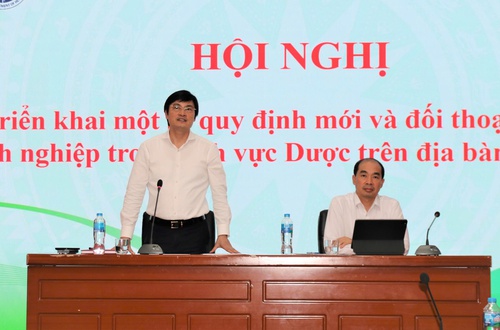 Giám đốc Sở Y tế Hà Nội tham gia đối thoại trực tiếp với gần 100 doanh nghiệp dược trên địa bàn thành phố