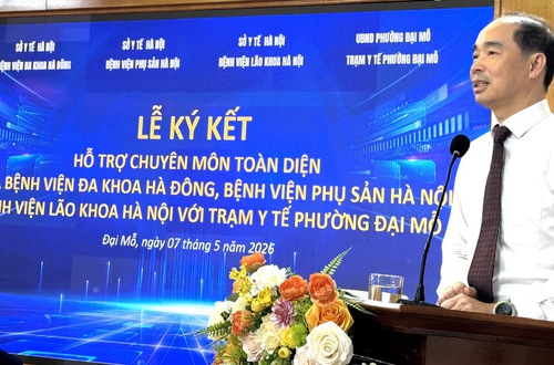 Hợp tác chuyên môn toàn diện các bệnh viện của ngành y tế Hà Nội với trạm y tế phường Đại Mỗ