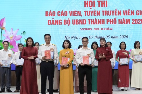 Đảng bộ Cơ quan Sở Y tế Hà Nội đạt giải Ba Hội thi Báo cáo viên, tuyên truyền viên giỏi do Đảng bộ UBND thành phố Hà Nội tổ chức