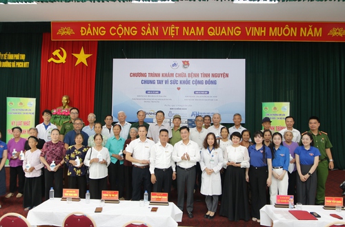 Gần 300 người bệnh tâm thần được chăm sóc sức khỏe miễn phí