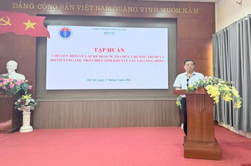 Sở Y tế Hà Nội tổ chức Hội nghị tập huấn chuyên môn về lập kế hoạch, tổ chức chương trình và khám sàng lọc phát hiện sớm khuyết tật tại cộng đồng