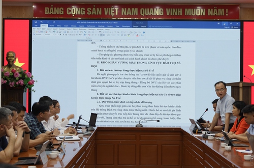 Kịp thời tháo gỡ vướng mắc, nâng cao chất lượng phục vụ người dân trong lĩnh vực y tế