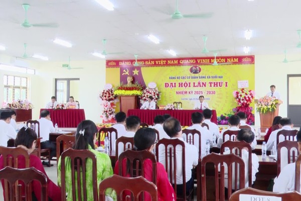 Đại hội Đảng bộ các cơ quan Đảng xã Suối Hai lần thứ I, nhiệm kỳ 2025 -2030