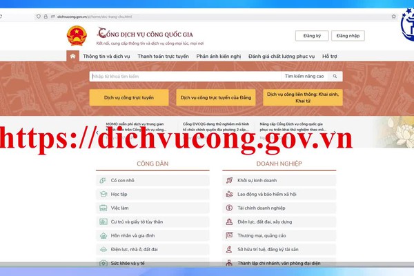 HƯỚNG DẪN THỰC HIỆN DỊCH VỤ CÔNG TRỰC TUYẾN: Thủ tục Liên thông TTHC về đăng ký khai sinh, thường trú, cấp thẻ bảo hiểm y tế cho trẻ em