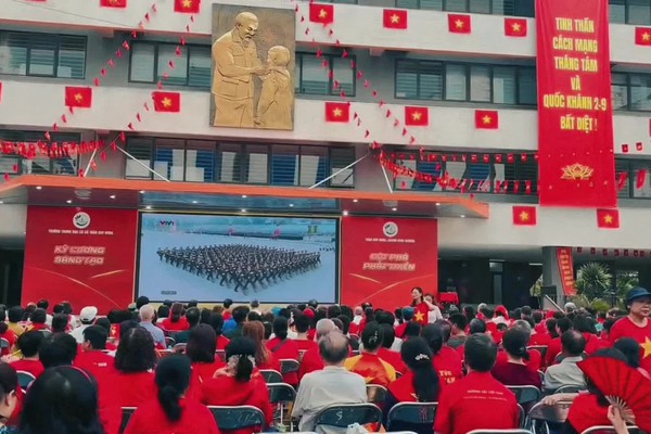 Tiếp sóng A80: Điểm cầu Trường THCS Trần Duy Hưng