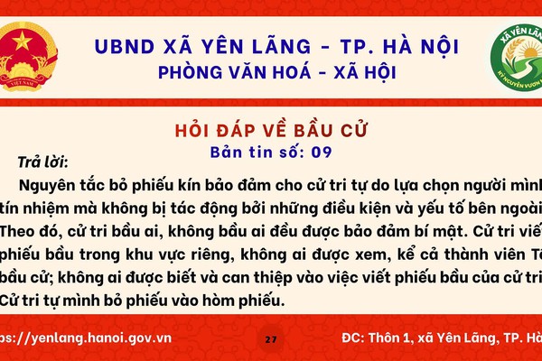 BẢN TIN 09 HỎI ĐÁP VỀ BẦU CỬ QUỐC HỘI KHÓA XVI VÀ HĐND CÁC CẤP NHIỆM KỲ 2026-2031