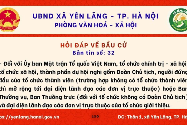 BẢN TIN 32 HỎI ĐÁP VỀ BẦU CỬ QUỐC HỘI KHÓA XVI VÀ HĐND CÁC CẤP NHIỆM KỲ 2026-2031