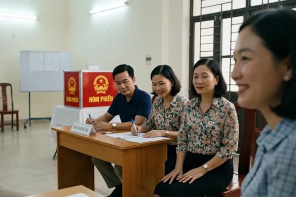 (clip) Hướng dẫn quy trình kiểm phiếu bầu cử.