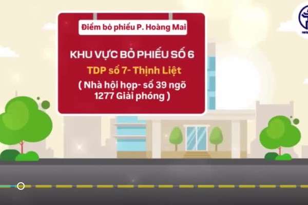 Phường Hoàng Mai đẩy mạnh tuyên truyền, hướng dẫn tra cứu bản đồ số các điểm bầu cử