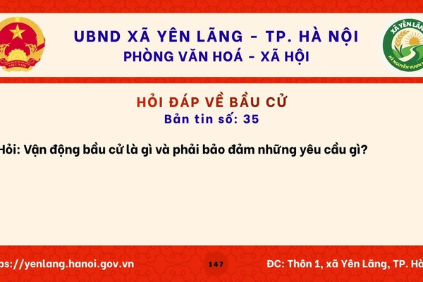 BẢN TIN 35 HỎI ĐÁP VỀ BẦU CỬ QUỐC HỘI KHÓA XVI VÀ HĐND CÁC CẤP NHIỆM KỲ 2026-2031