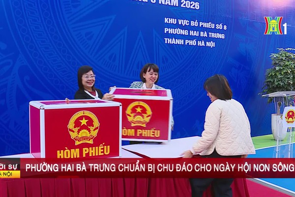 Phường Hai Bà Trưng - chuẩn bị chu đáo cho Ngày hội non sông.