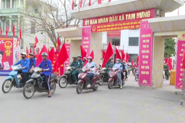 Tam Hưng sẵn sàng chào mừng Ngày hội non sông