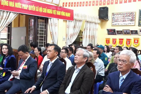 Cử tri phường Chương Mỹ chung một niềm tin trong Ngày hội non sông