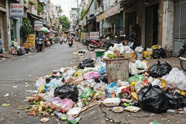 Bỏ rác đúng nơi quy định, giữ gìn môi trường sáng - xanh - sạch - đẹp là trách nhiệm của mỗi người dân