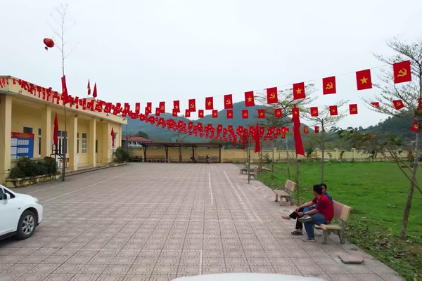 Một số điểm Bầu cử  tại các nhà văn hóa trên địa bàn xã  Yên Xuân