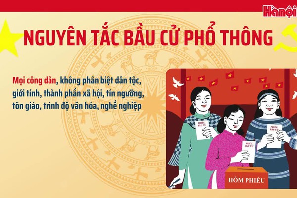 Bốn nguyên tắc bầu cử đại biểu Quốc hội và đại biểu HĐND