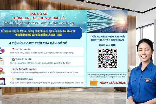 RA MẮT BẢN ĐỒ SỐ THÔNG TIN KHU VỰC BẦU CỬ - ĐỔI MỚI ỨNG DỤNG CHUYỂN ĐỔI SỐ PHỤC VỤ CỬ TRI