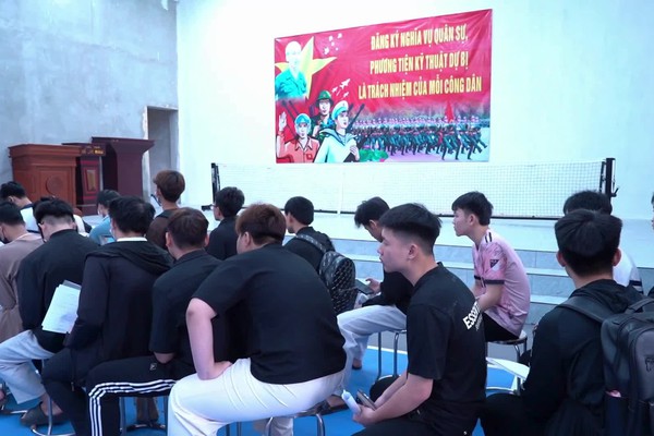 Phường Chương Mỹ thực hiện đăng ký nghĩa vụ quân sự năm 2026