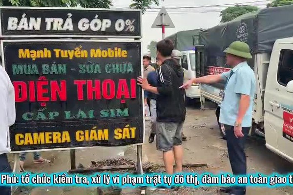 Trần Phú: tổ chức kiểm tra, xử lý vi phạm trật tự đô thị, đảm bảo an toàn giao thông