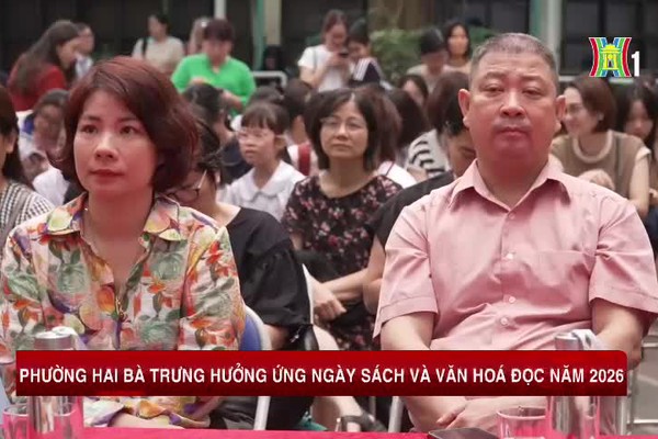 Phường Hai Bà Trưng: Hưởng ứng Ngày Sách và Văn hóa đọc Việt Nam năm 2026.