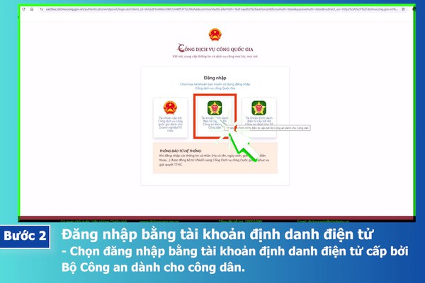 Hướng dẫn nộp hồ sơ trực tuyến trên Cổng Dịch vụ công Quốc gia