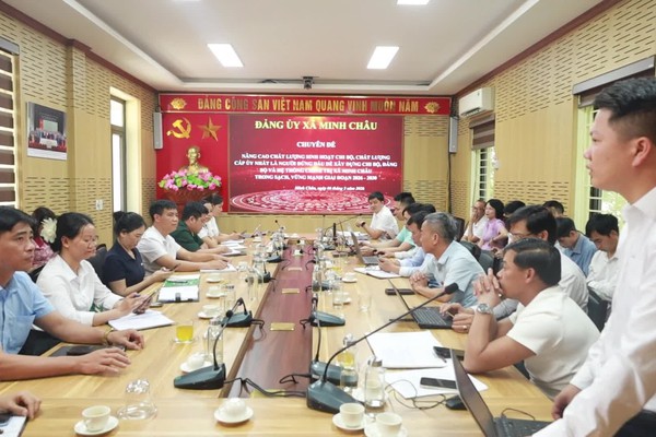 Xã Minh Châu đẩy mạnh triển khai mô hình: 