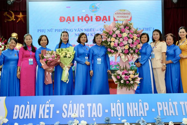 HỘI LIÊN HIỆP PHỤ NỮ PHƯỜNG VĂN MIẾU- QUỐC TỬ GIÁM TỔ CHỨC ĐẠI HỘI ĐẠI BIỂU PHỤ NỮ PHƯỜNG LÂN THỨ NHẤT, NHIỆM KỲ 2025-2030