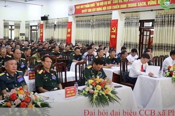 TIN TRUYỀN HÌNH: Đại hội đại biểu Hội Cựu chiến binh xã Phú Cát lần thứ VIII, nhiệm kỳ 2025 – 2030 thành công tốt đẹp