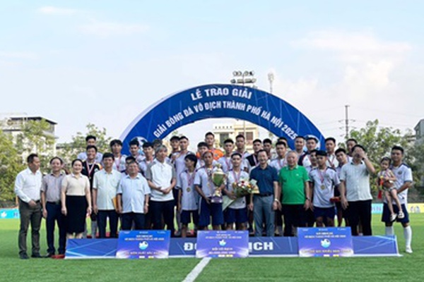 Hoài Đức xuất sắc giành ngôi vô địch Giải bóng đá thành phố Hà Nội năm 2025