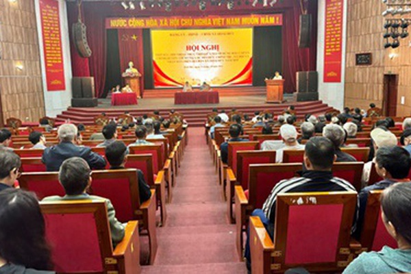 Hoài Đức tổ chức Hội nghị tiếp xúc, đối thoại trực tiếp giữa người đứng đầu cấp ủy, chính quyền với MTTQ, các tổ chức chính trị - xã hội và Nhân dân trên địa bàn xã năm 2025.