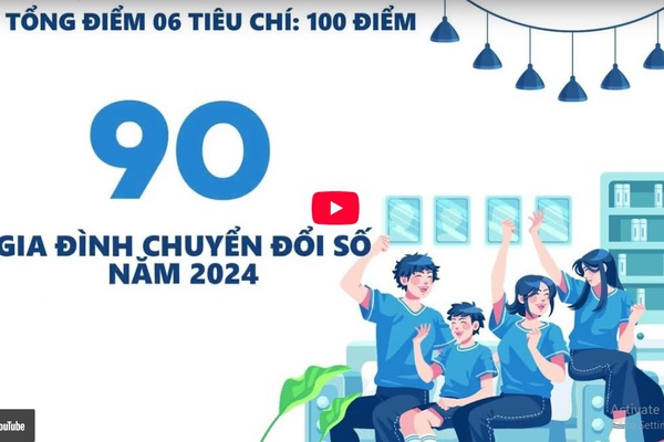 Mô hình gia đình chuyển đổi số phường Bồ Đề
