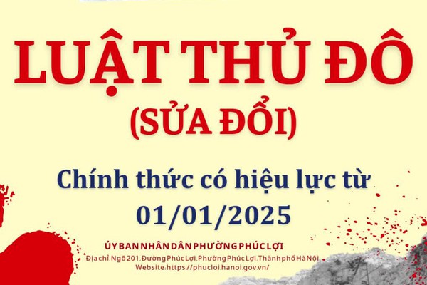 Những điểm mới của Luật Thủ đô (sửa đổi) năm 2025