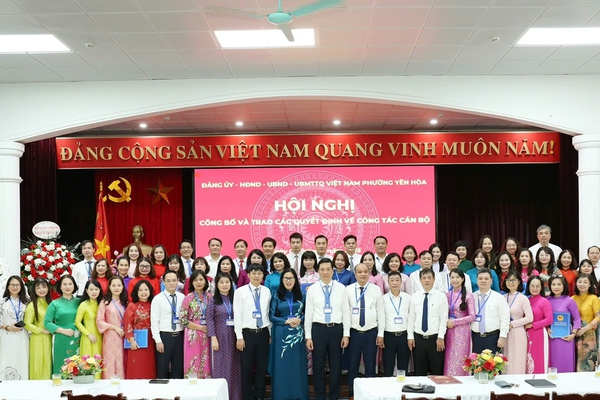 CHÙM ẢNH CÁC HOẠT ĐỘNG CỦA PHƯỜNG YÊN HÒA  TRIỂN KHAI THỰC HIỆN THEO MÔ HÌNH CHÍNH QUYỀN ĐỊA PHƯƠNG HAI CẤP