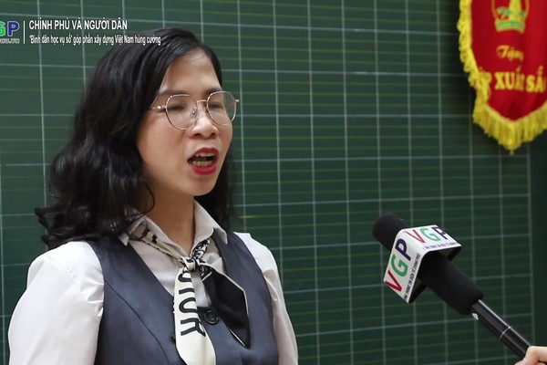 Bình dân học vụ số góp phần xây dựng Việt Nam hùng cường