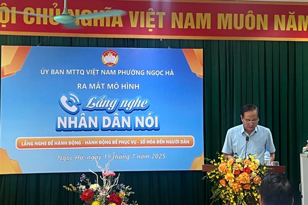 Phường Ngọc Hà ra mắt mô hình 