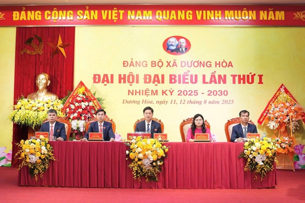 Đại hội đảng bộ xã Dương Hòa lần thứ I, nhiệm kỳ 2025 - 2030