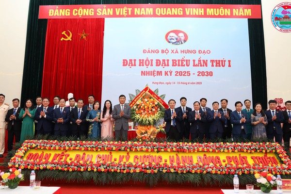 Đại hội Đại biểu Đảng bộ xã Hưng Đạo lần thứ I nhiệm kỳ 2025 - 2030