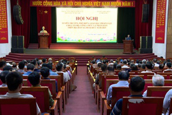 Xã Hoài Đức tổ chức hội nghị tuyên truyền, phổ biến giáo dục pháp luật năm 2025