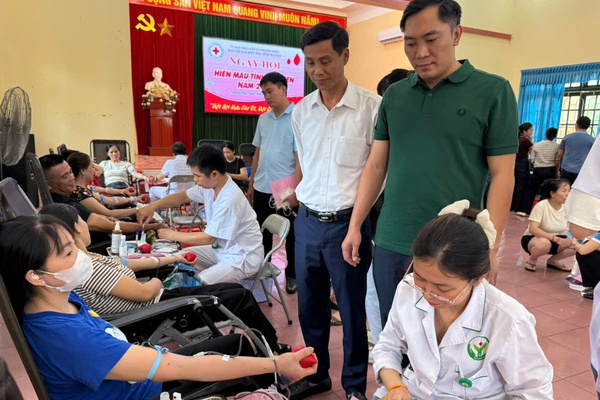 Những hình ảnh đẹp “Ngày hội hiến máu tình nguyện” xã Thượng Phúc lần thứ 1