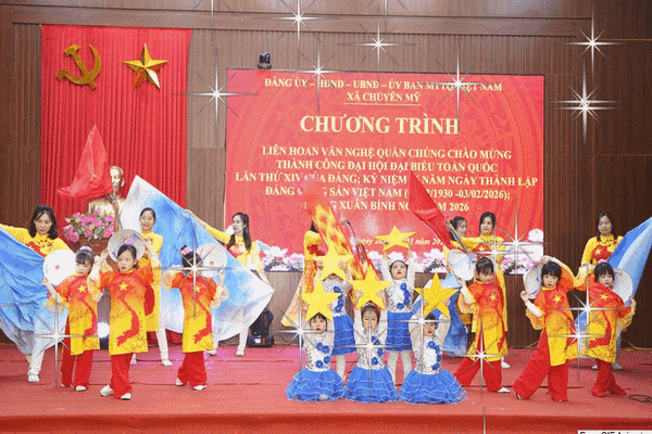 Tưng bừng Chương trình Văn nghệ chào mừng thành công Đại hội XIV của Đảng