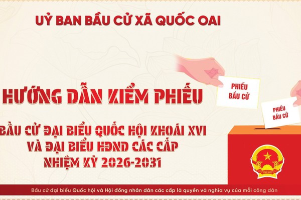 Uỷ ban Bầu cử xã Quốc Oai - Hướng dẫn các bước kiểm đếm phiếu