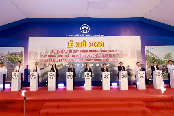 Khởi công 3 đoạn cuối cùng của đường Vành đai 2,5