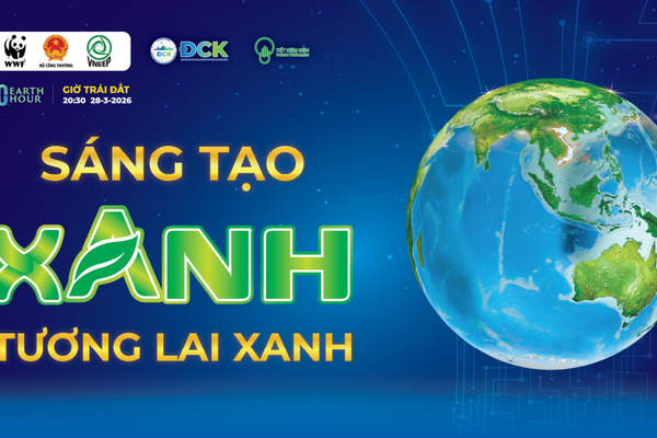 Giờ Trái đất 2026: Sáng tạo xanh - Tương lai xanh