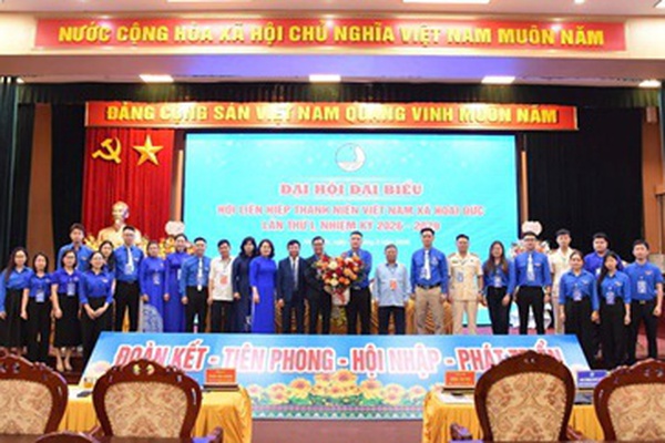 Đại hội đại biểu Hội Liên hiệp thanh niên Việt Nam xã Hoài Đức lần thứ I, nhiệm kỳ 2026-2029