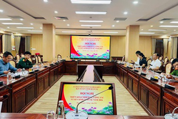 UBND xã tổ chức hội nghị triển khai nhiệm vụ công tác tuyển sinh quân sự năm 2026