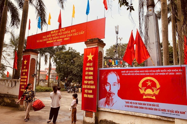 Thượng Phúc rộn ràng không khí tuyên truyền, sẵn sàng cho ngày bầu cử