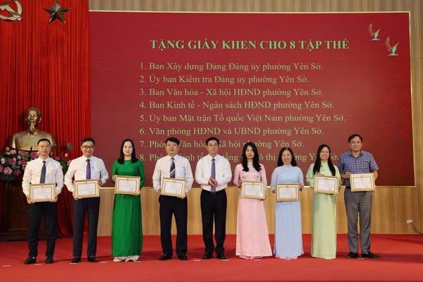 HĐND phường Yên Sở tổ chức Hội nghị tổng kết công tác hoạt động HĐND khóa I, nhiệm kỳ 2021–2026...