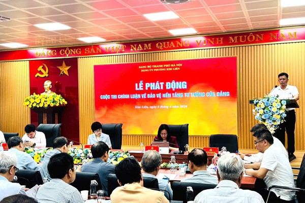 PHƯỜNG KIM LIÊN: PHÁT ĐỘNG CUỘC THI CHÍNH LUẬN VỀ BẢO VỆ NỀN TẢNG TƯ TƯỞNG CỦA ĐẢNG LẦN THỨ SÁU, NĂM 2026